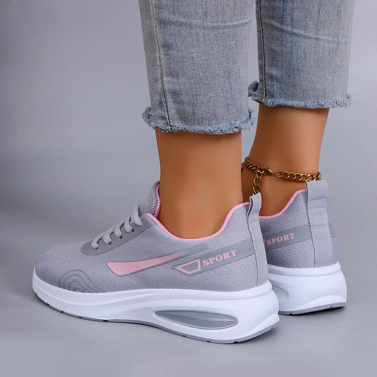 Baskets Femme Printemps – Respirantes, Légères & Antidérapantes