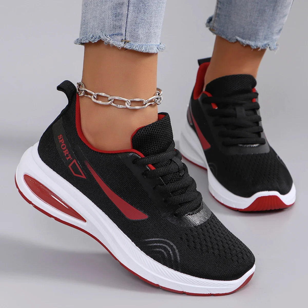 Baskets Femme Printemps – Respirantes, Légères & Antidérapantes