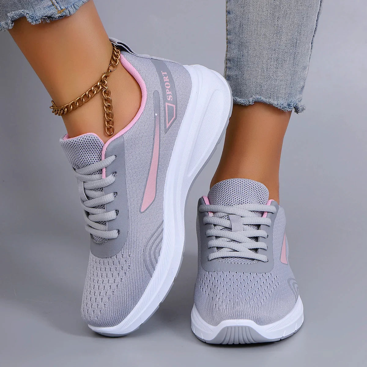 Baskets Femme Printemps – Respirantes, Légères & Antidérapantes